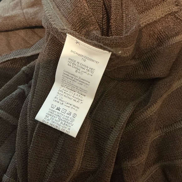 Chic Long Sleeve Brown Dress Size US Large or 8/10 - Picture 11 of 16